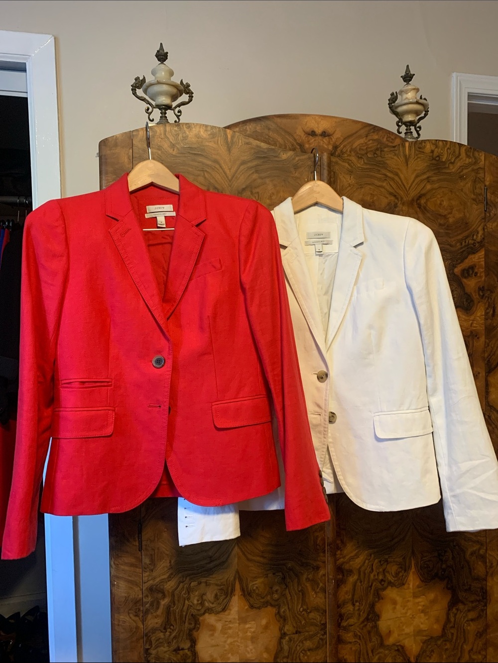 J. Crew Red School boy Linen Blazers- bundle